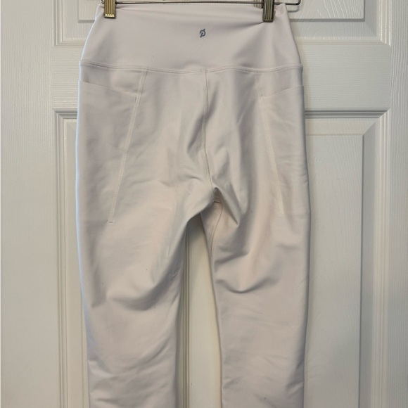 New W/O tag Peloton off white Leggings Athletic Comfort - Picture 3 of 5